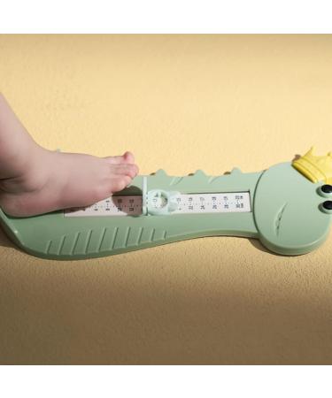 Kisangel Kids Shoe Sizer - Foot Measurement Device for Boys and Girls | Dinosaur Design - Light Green - Buy Online on SooperMarket.com