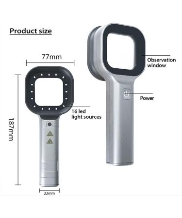 yilin 1 Piece Portable Salon Beauty Analyzer UV Lamp Wood Dermatology for Analyzing Testing - Buy Online on SooperMarket.com