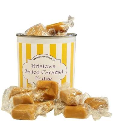 250g Bristow's Salted Caramel Fudge in Paint Pot Tin - Delicious Treats - Buy Online on SooperMarket.com