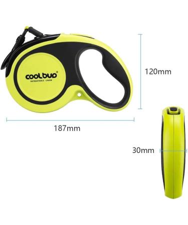 Pecco Retractable Dog Lead 5M Extendable Dog Lead Heavy Duty Leash for Medium& Large Dogs 16 feet Extensive Dog Leash with One Button Brake & Lock System Up to 50KG - Buy Online on SooperMarket.com