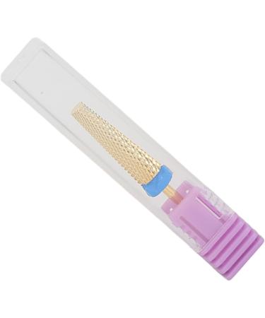 Manicure Drill Bit Nail Drill Bit Gold Multifunctional Cone Quick Sanding for Beauty Salon (133#-M) - Buy Online on SooperMarket.com