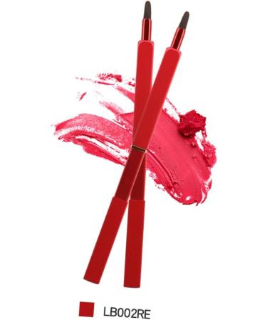 Travel Lip Brush makeup tool kit Makeup Brush Tool lipstick applicator Lip Gloss Makeup Lip Brush Lipstick Brush travel makeup brush handy lip brush make up blush 9.3*1cm Red - Buy Online on SooperMarket.com