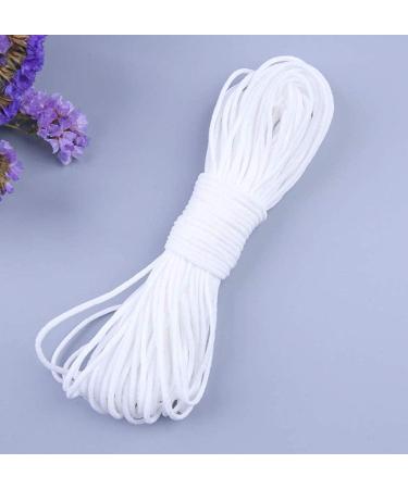 30 Yards 1/8 inch Elastic String for Masks - Soft Elastic Cord for DIY Crafts and Sewing - Buy Online on SooperMarket.com