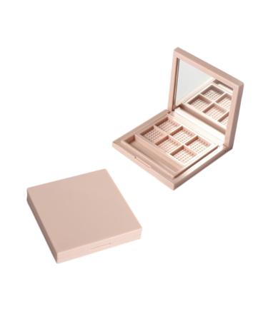 HAPINARY 2pcs Empty Eyeshadow Dish Cosmetics Palette Pans Travel Containers for Toiletries Highlighters 1 count (Pack of 1) Pink
