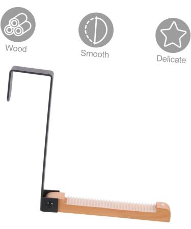 KOMBIUDA Door Hook Multi-Function Clothes Hook Over Door Towel Hook Towel Hangers Wall Coat Hanger Black Iron 17.5X16CM Black - Buy Online on SooperMarket.com