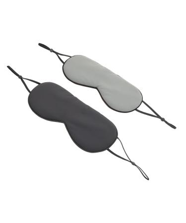 Adjustable Eyeshade 2pcs Sleep Mask Travel Eye Mask 3D Eye Mask Silk Pajamas for Silk Night Blindfold Eye Blinder Sleep Eyeshade Masks Sleep Eye Covers Premium Blindfolds