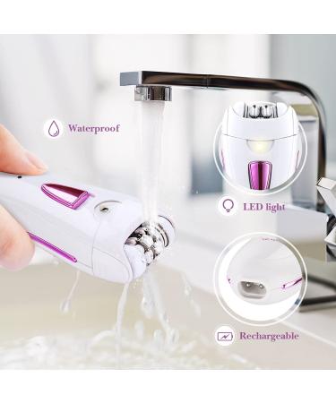 Smooth Glide Epilator for Women - Facial Hair Removal Tool for Face, Legs, Arms, Armpits, and Bikini Area - Buy Online on SooperMarket.com
