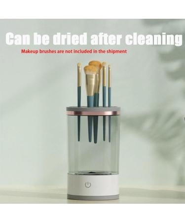 QUR White Makeup Brush Cleaner Electric Automatic Spinning Makeup Brush Cleaner Fit for All Makeup Brush - Buy Online on SooperMarket.com