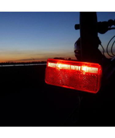 Buy Busch & M ller Toplight Line PLUS Rear Bicycle Light - Black/Red 50mm Bolt Spacing | International Shipping - Buy Online on SooperMarket.com