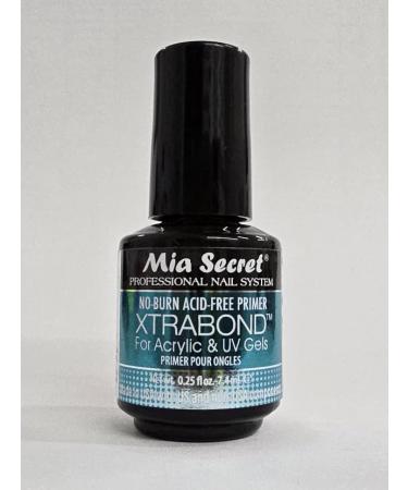Mia Secret No Burn Acid Free Primer Xtra Bond Acrylic Uv Gel 0.25 fl.oz / 7.4ml Clear