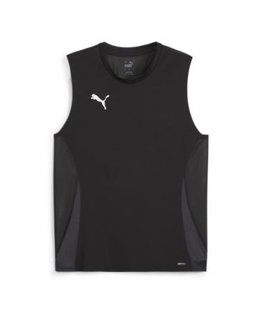 PUMA Unisex Teamgoal Sleeveless Jersey Football Jersey XL Puma Black-puma White-flat Dark Grey