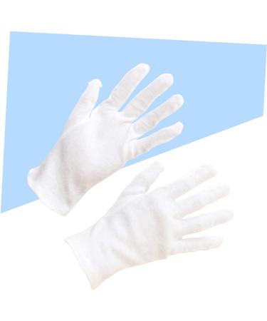 JECOMPRIS 36 Pairs Cotton Anti-Spitting Work Chemical Hand Moisturizer Hair Dye Cotton Protective Moisturizing White - Buy Online on SooperMarket.com