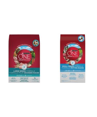Purina ONE Smartblend Large Breed Dry Dog Food 7 kg + Purina ONE Smartblend Small Breed Dry Dog Food (Beef) 3.63 kg Dry Dog Food + Dog Food Beef 3.63 kg