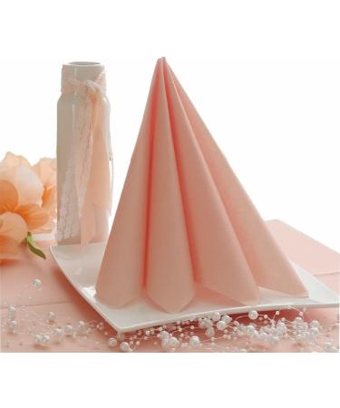 50 APARTina Peach Airlaid Napkins - Premium Fabric-Like Disposable | 33x33 cm | Ideal for Events & Gatherings - Buy Online on SooperMarket.com