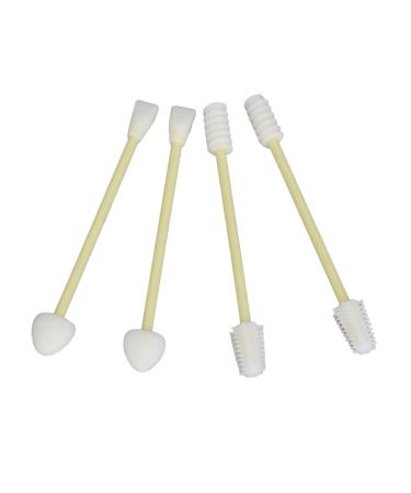 Silicone Cotton Swabs Double Tipped Silicone Cotton Buds Silicone Cotton Swabs 4pcs Reusable Makeup Swabs Double Tipped Cotton Buds for Ears Baby Beauty Cosmetic
