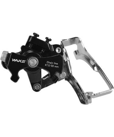 3 Speed Clamp On Front Bike Derailleur | Compatible with Top or Bottom Routing | for Mountain, Road, BMX Bicycles | Adjustable Clamp Size 31.8mm 34.9mm - Buy Online on SooperMarket.com