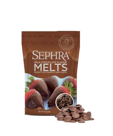Sephra Chocolate Flavoured Melts (907g Milk Chocolate Flavored) Milk Chocolate Flavored 907 g
