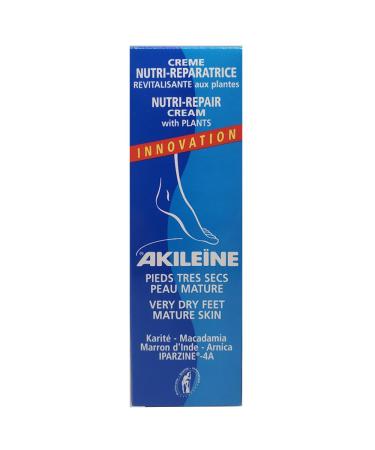 AKILEINE Nutri-Repair Shea Regenerating Foot Cream 100 ml Cream 100 ml (1 pack)