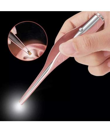 Zhong Ear Pick Set Luminous Ear Spoon Tweezers Ear Wax Removal Tool LED Light Earpick Storage Box Children Baby Ear Cleaning Care Kit (Color : 02) - Buy Online on SooperMarket.com