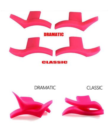 4 Pairs Silicone Wing Eyeliner Stamp Set - Classic & Dramatic Styles | Eye Makeup Stencils for Perfect Winged Eyeliner - Beauty Tool Kit - Buy Online on SooperMarket.com