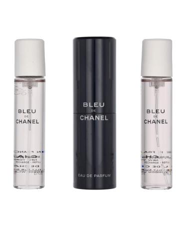 CHANEL Bleu De Eau De Parfum Travel Spray for Men 3 X 0.7 Oz 2.1 Fl Oz 3 pc set (purse spray) - Buy Online on SooperMarket.com