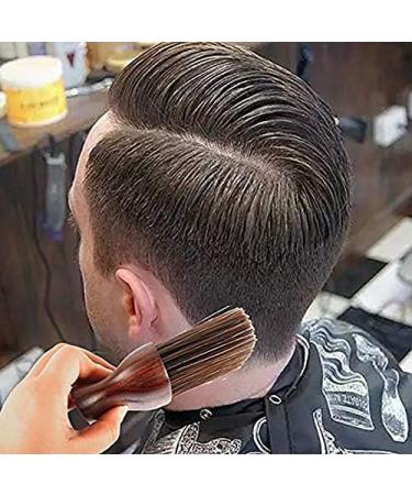 Desikixudy Barber Neck Duster Brush for Hair Cutting Soft Neck Cleaning Brush Professional Salon Barber Tool Red-Brown 2 - Buy Online on SooperMarket.com