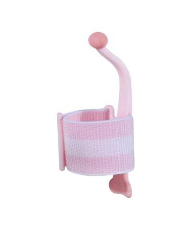 Predolo anti -hook wrist correction holding pin training device adjustable manuscript help comfortable ergonomic holding stick posture correction for AI pink