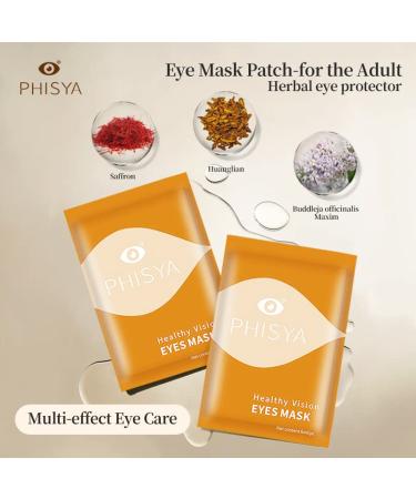 PHISYA 12 Pairs Natural Herbal Eye Patches for Relief of Eye Fatigue in Elderly - Buy Online on SooperMarket.com