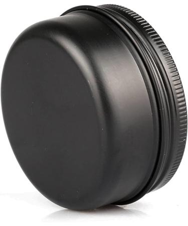 Buy 24-Pack 50ml Matte Black Aluminum Screw Cap Cream and Candle Containers | Eco-Friendly Cosmetic Cans | International Shipping Available - Buy Online on SooperMarket.com