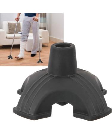 Cane Tip 19MM Practical Rubber Walking Cane Tip 4.7 * 4.7Inch Black AntiSkid for Elderly Grandpa Gifts Father - Buy Online on SooperMarket.com
