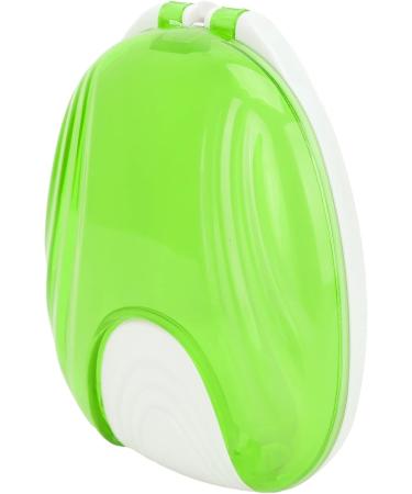 Durable Orthodontic Holder Case - Portable Denture Container with Pressure Lock Design (Light Green) | International Shipping Available - Buy Online on SooperMarket.com