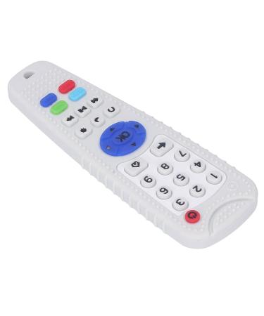 Buy Baby Teether Simulation Remote Control Soft Silicone Teething Toy - Safe & Durable | Beige White | International Shipping - Buy Online on SooperMarket.com