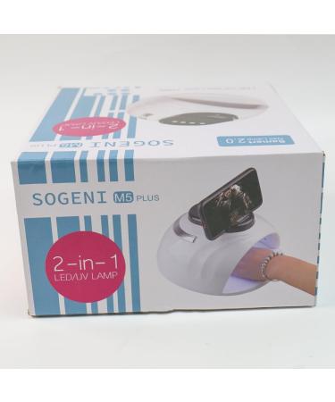 ANGNYA Nail Lamp 168W UV Light with 4 Timer Settings and Automatic Sensor - Professional Nail Dryer for Nail Art in White - Buy Online on SooperMarket.com