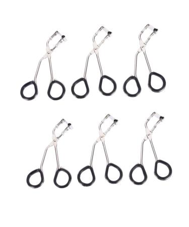 6 Sets Silicone Eyelash Curler Lash Curling Clips Makeup Tool Fake Eyelash Supply Cosmetic Tool Eyelash Tool Curling Tools Makeup Supplies Eyelash Clamp Eyelash Clip