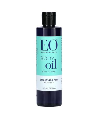 EO Grapefruit And Mint Body Oil With Jojoba, 8 FZ
