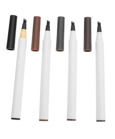 Angoily 32 Pcs Four Forked Eyebrow Pencil Cosmetic Lasting Miss