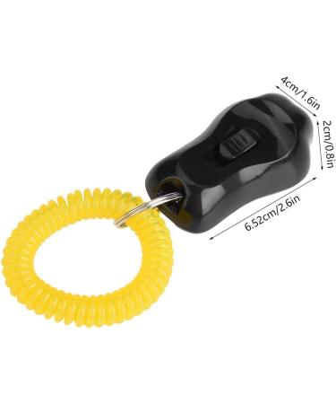 Zerodis Dog Training Clicker - Adjustable 3-Stage Sound Universal Pet Behavior Trainer for Cats & Dogs (Black) - International Shipping Available - Buy Online on SooperMarket.com