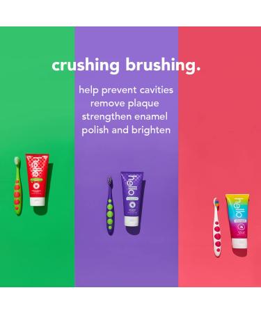 Hello Variety Unicorn Strawberry Grape Kids Toothpaste - Fluoride, Anticavity, Vegan, SLS & Gluten Free - 4.2 oz (Pack of 3) - Ages 2 - Buy Online on SooperMarket.com