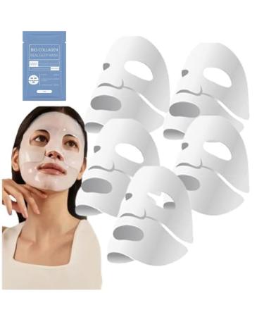 Bio-dance Bio Collagen Face Mask Overnight Bio-dance Bio Collagen Real Deep Mask Overnight Bio-dance Collagen Overnight Mask Bio-dance Bio-Collagen Deep Hydrating Overnight Mask (5PCS)