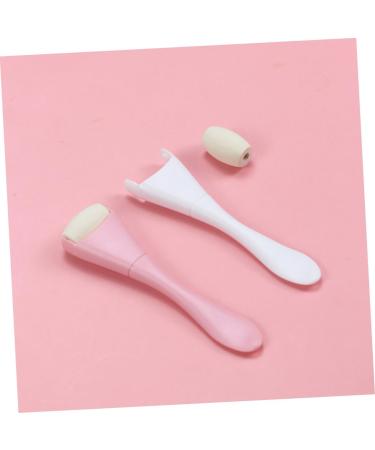 BELLIFFY Oil Removal Roller Oil-absorbing Facial Roller Skin Rolling Volcano Stone Oil Control Facial Volcanic Face Oil Absorbing Stick 10.30X2.70X1.50CM Pink - Buy Online on SooperMarket.com