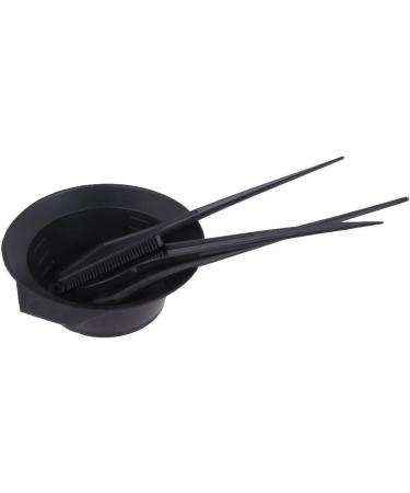 zalati Hair Dye Kit 6pcs Tools for 2pcs Hair Brush 2pcs Ear Cover 1pcs Sided Comb 1pcs Mixing Bowl - Black - Buy Online on SooperMarket.com