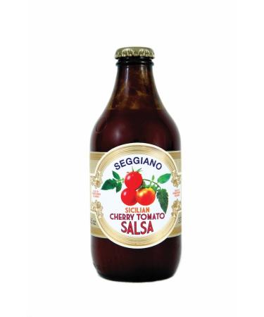 Seggiano Organic Sicilian Cherry Tomato Salsa 330g - Great for Gazpacho or a Ready Base for Pasta Sauces - Vegan Vegetarian Organic & GMO Free.