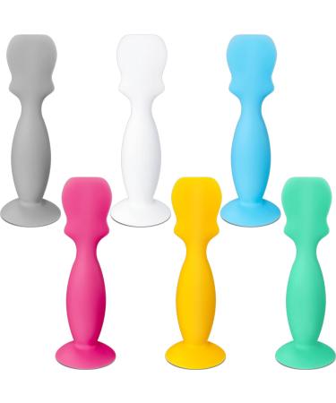 6 Pack Baby Diaper Cream Spatula Applicator Soft Silicone Baby Butt Paste Spatula Diaper Rash Cream Brush for Baby Newborn (Small)