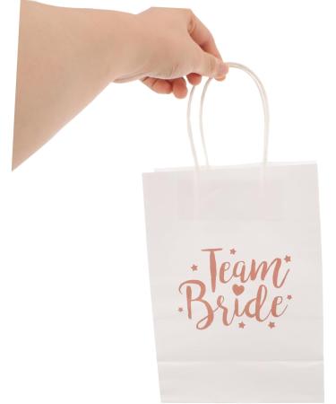 6pcs Wedding Bridesmaid Gift Bag Wedding Party Favor Bags Items for Wedding Welcome Bags Bridal Shower Bags Groomsmen Bags Bride Gift Bag Hen Party Bag Bridesmaid Bag Props Paper - Buy Online on SooperMarket.com