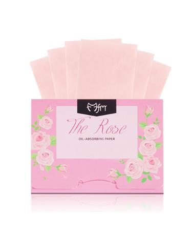 100 Sheets Oil Blotting Paper Oil Control Blotting Paper Natural Facial Portable Oil Blotting Paper Natural Fragrance Men Women Students Facial Tissue pink