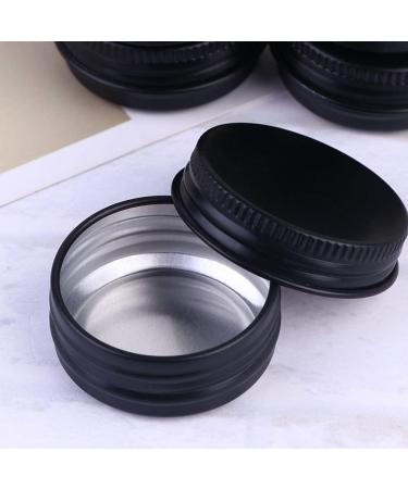 Minkissy 20 Pieces 30 ml Aluminium tin jar refillable Container Cosmetic Small tin Round Lip Balm tin can be Used for Salve Spices or Sweets - Buy Online on SooperMarket.com
