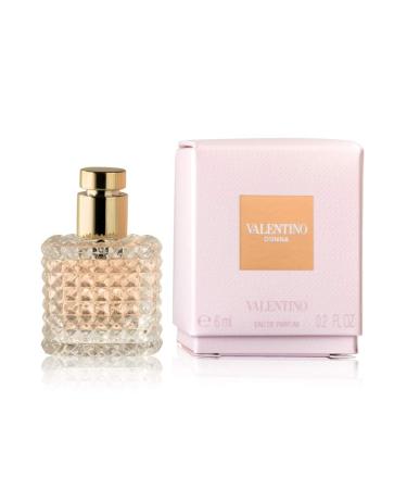 Valentino Donna Eau De Parfum 6ml/0.2 Ounce Miniature Bottle In Box for Women 0.2 Fl Oz (Pack of 1)