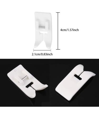2 Pcs Roller & Zigzag Teflon Sewing Machine Presser Foot Set - Compatible with Singer, Brother, Babylock, & More - Low Shank Simplicity Sewing Machine Accessories - Buy Online on SooperMarket.com