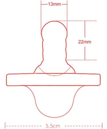 WT-DJJK Dummy Schnuller for Baby Girls | Silicone Cat Clip & Storage Box | Perfect Newborn Gift - Buy Online on SooperMarket.com