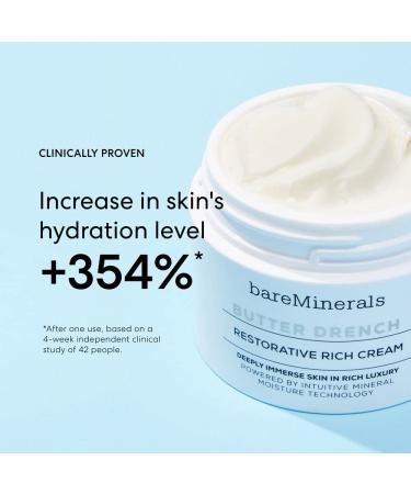 bareMinerals Butter Drench Restorative Rich Cream - Hydrating Moisturizer - Buy Online on SooperMarket.com